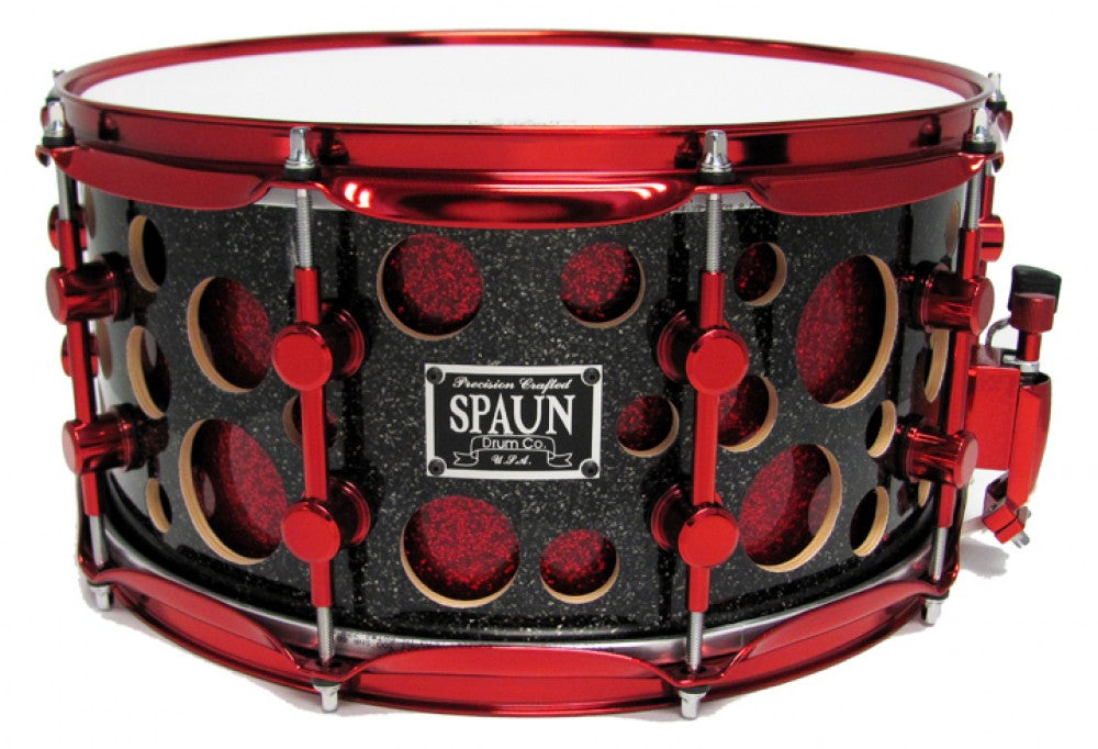 Edgevent 7x14-Black & Red Glass