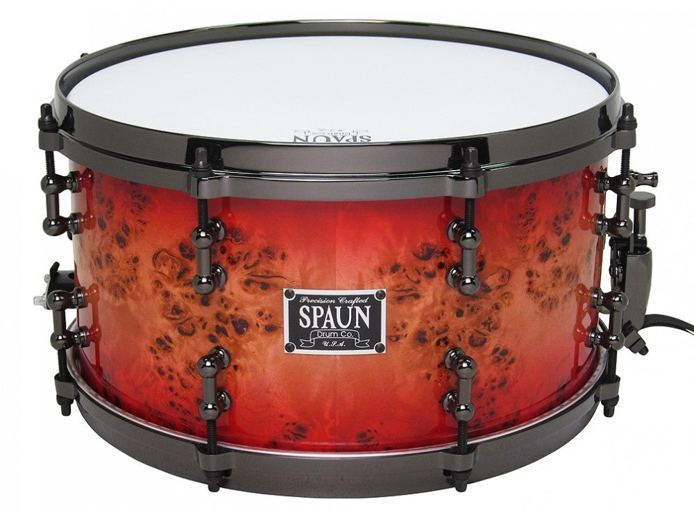 Mappa Burl 7x13-Red Burst