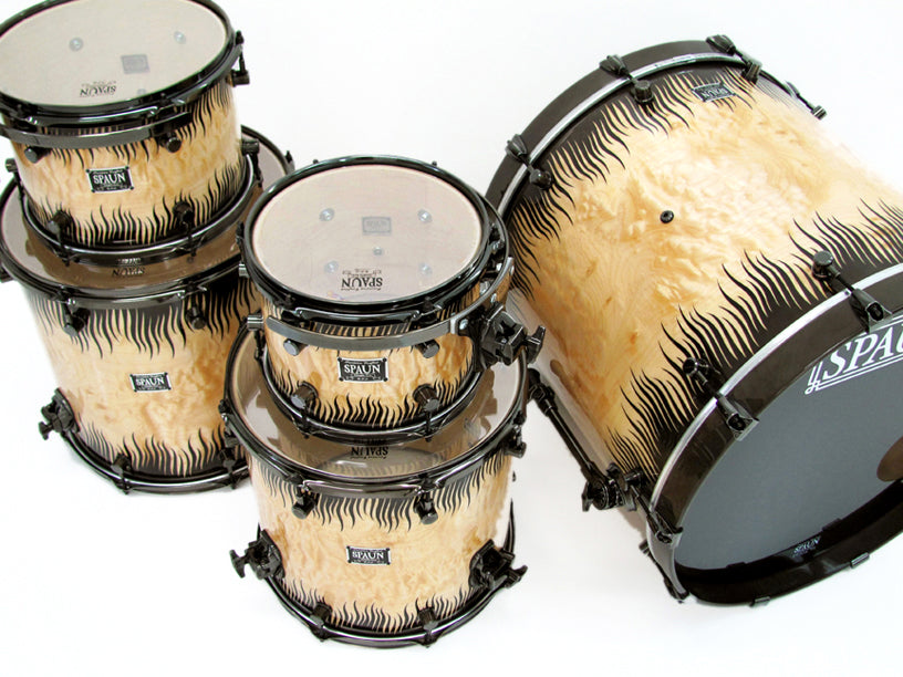 Exotic 5pc-Quilted Maple w-Flames