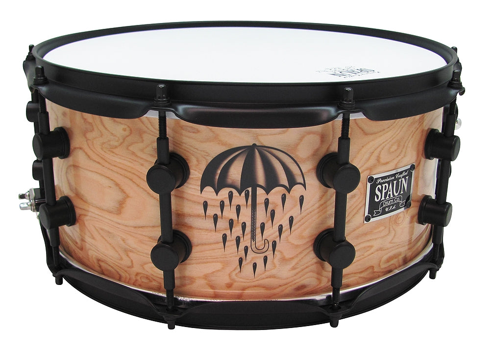 Olive Ash Burl 6.5x14-Tattoo Style