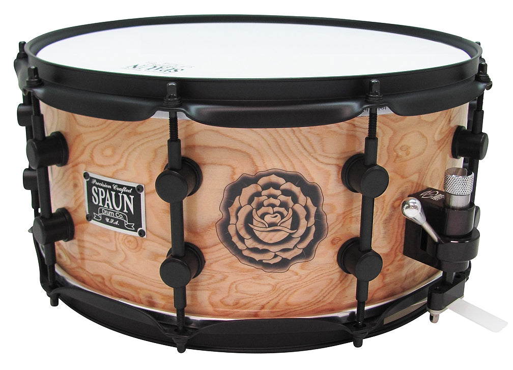 Olive Ash Burl 6.5x14-Tattoo Style