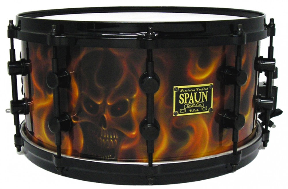 Maple 7x14-Fire Skull