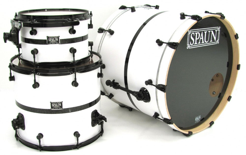 Custom 3pc-Flat White w-Black Stripe