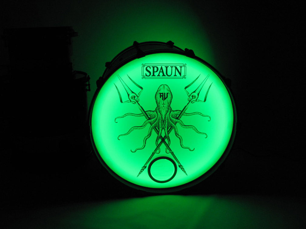 Custom 4pc-Flat Black & Lime