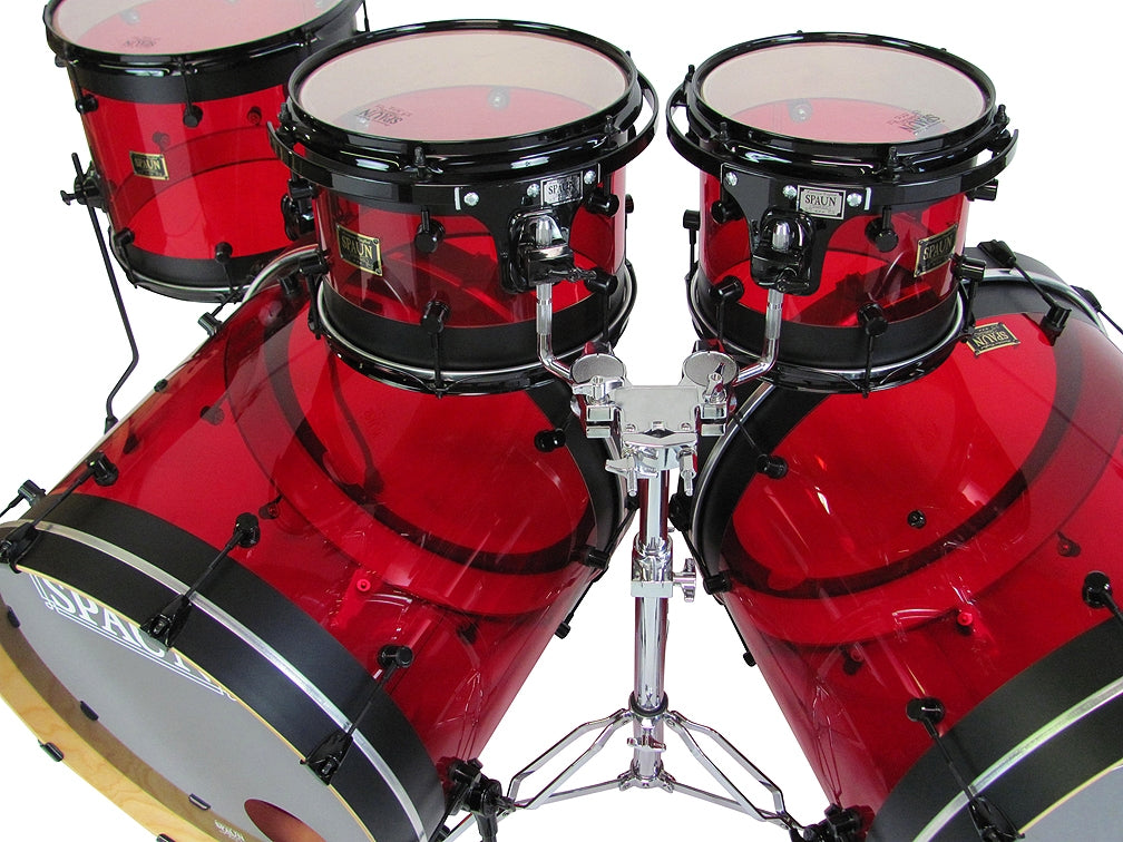 Hybrid 5pc-Red & Flat Black