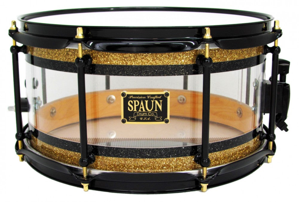 Hybrid 7x13-Clear & BK-Gold Glass