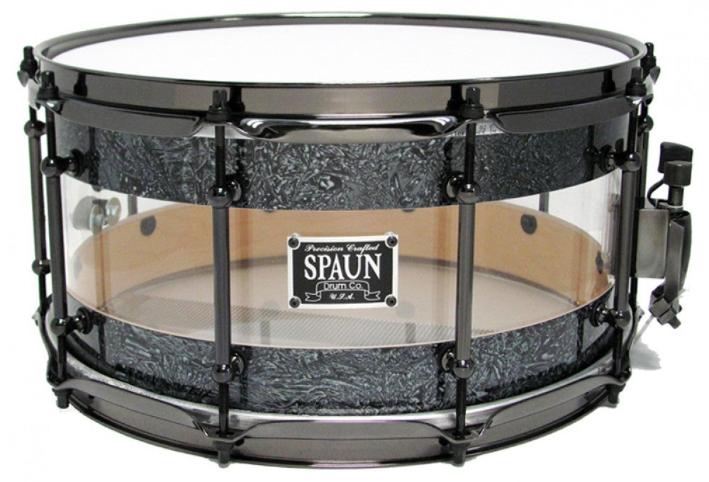 Hybrid 7x14-Clear & Silver Marblizer