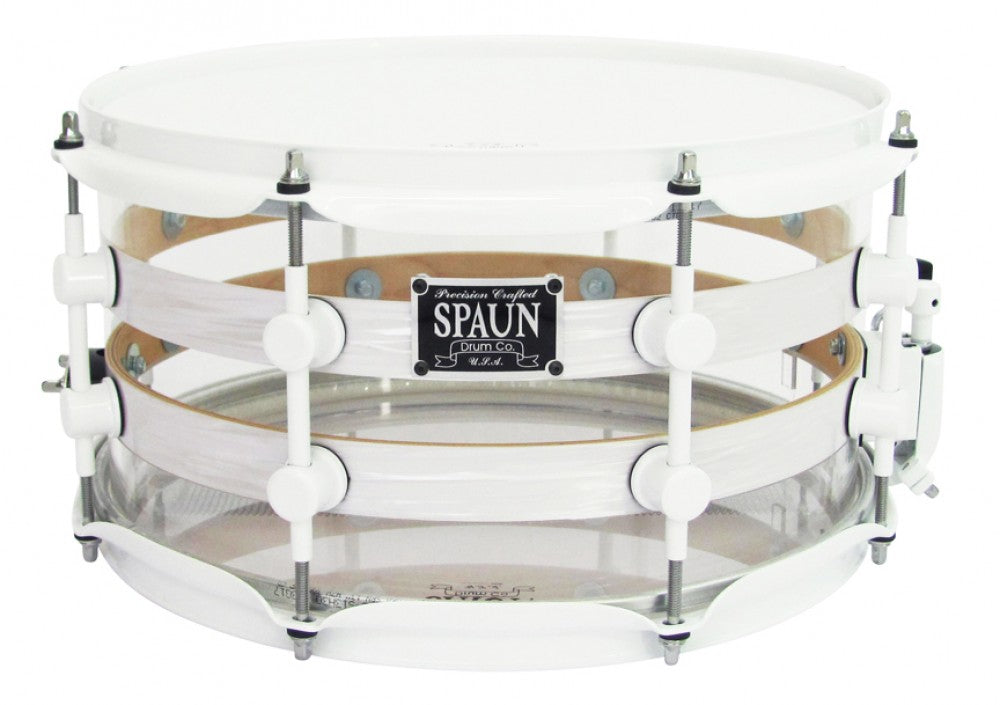 Hybrid Split 7x14-Clear & White Ripple