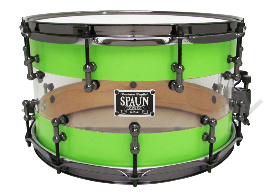 Hybrid 8x14-Flat Lime & Clear