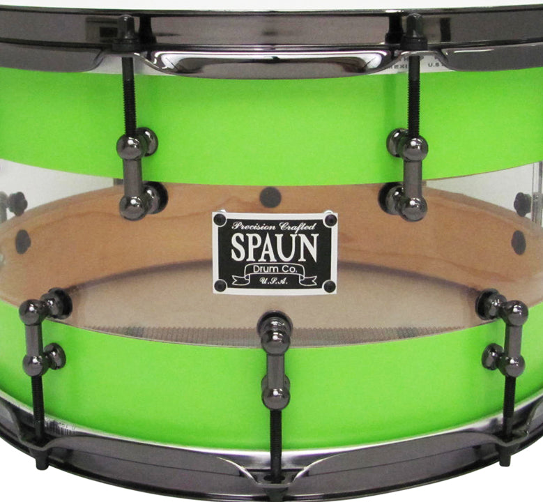 Hybrid 8x14-Flat Lime & Clear