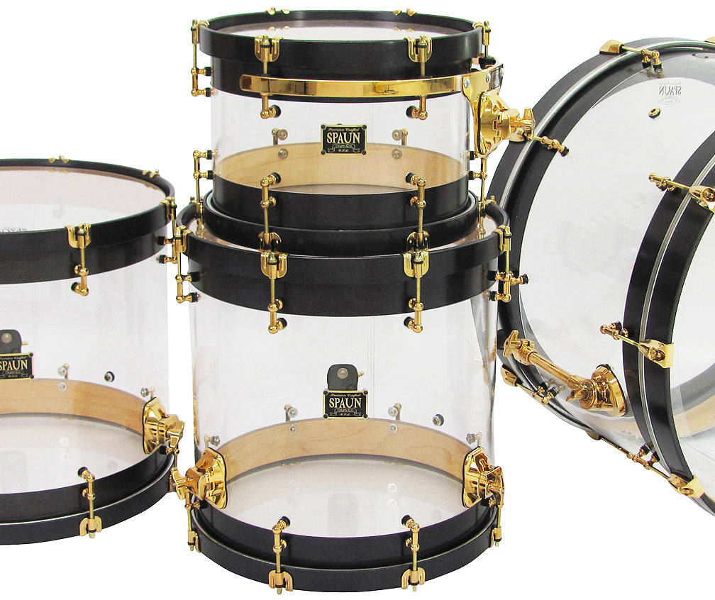 Hybrid 4pc-Clear & Black Satin