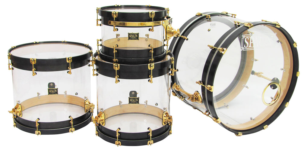 Hybrid 4pc-Clear & Black Satin