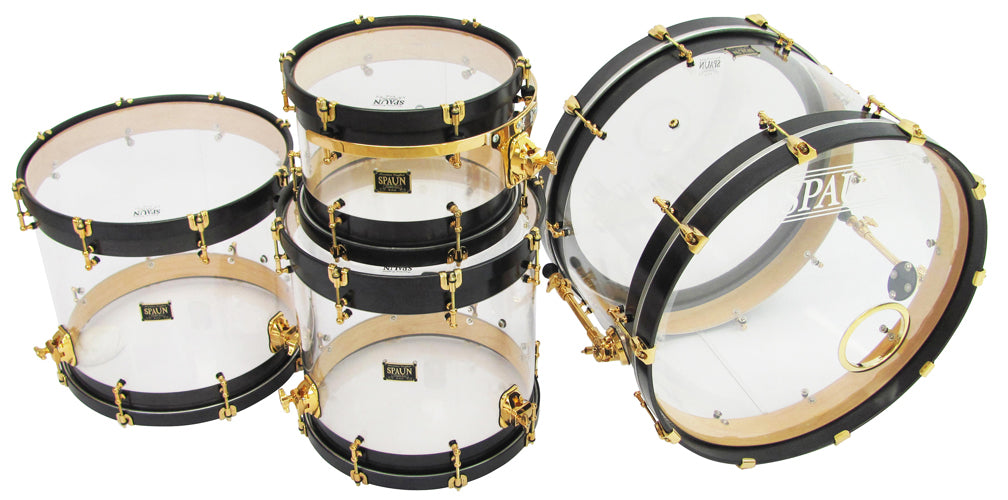 Hybrid 4pc-Clear & Black Satin