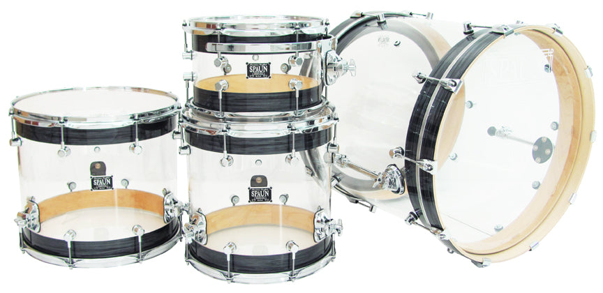 Hybrid 4pc-Clear & Black Ripple