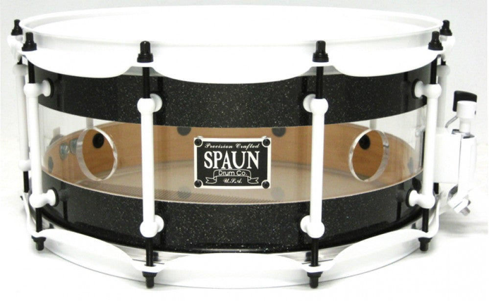Hybrid 6x14-Clear & Black Glass