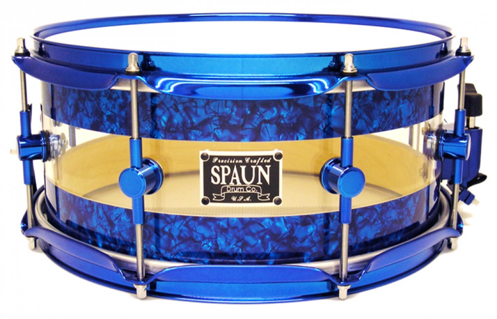 Hybrid 6x13-Clear & Blue Pearl