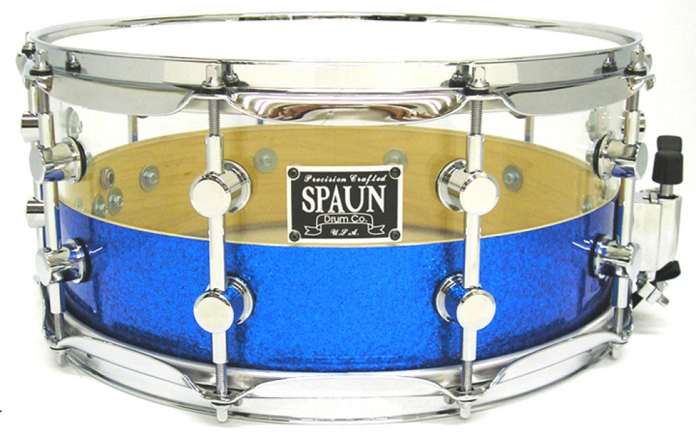 Hybrid 7x14-Clear & Blue Sparkle