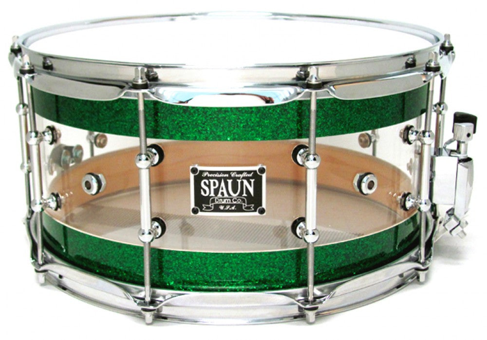 Hybrid 7x14-Clear & Green Glass