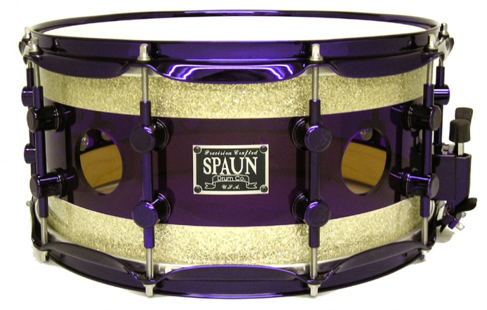 Hybrid 7x14-Purple & Silver Glass