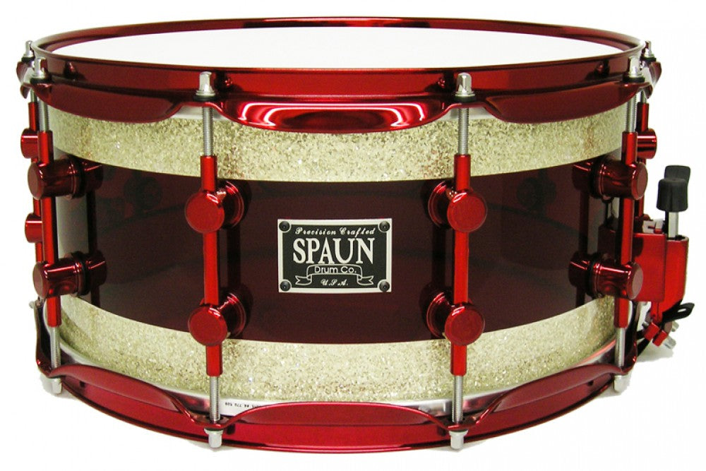 Hybrid 7x14-Red & Silver Glass