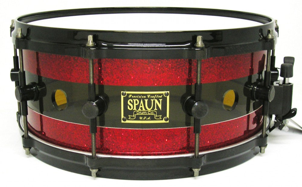 Hybrid 6x14-Smoke & Red Sparkle
