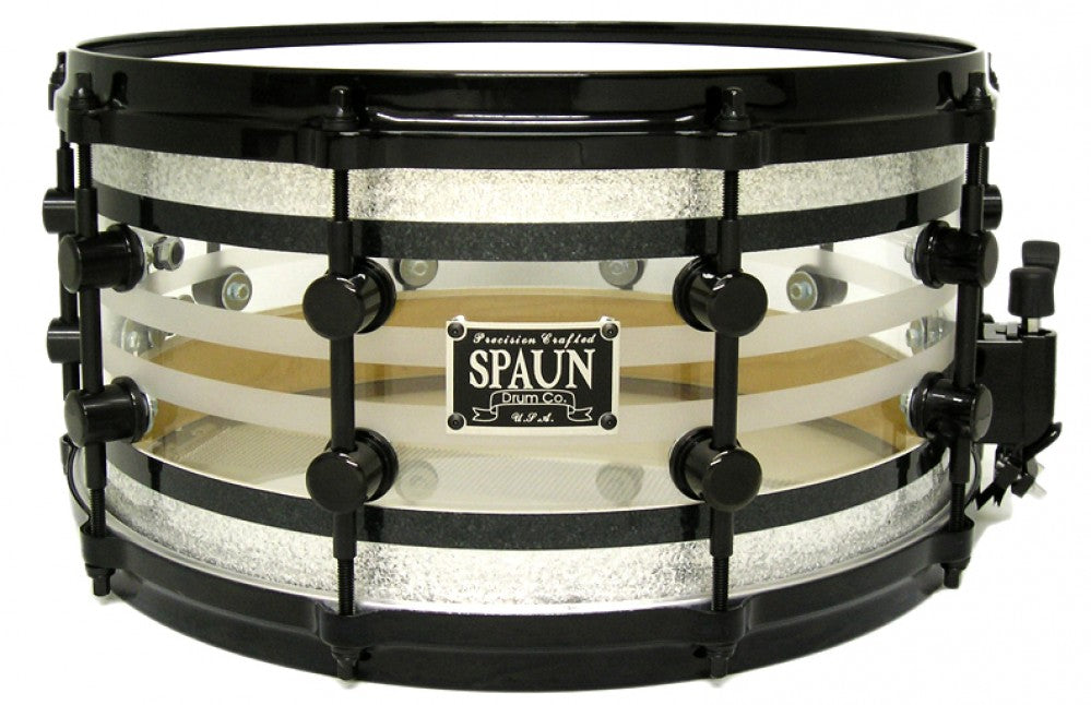 Hybrid 7x14-Clear & Silver Sparkle