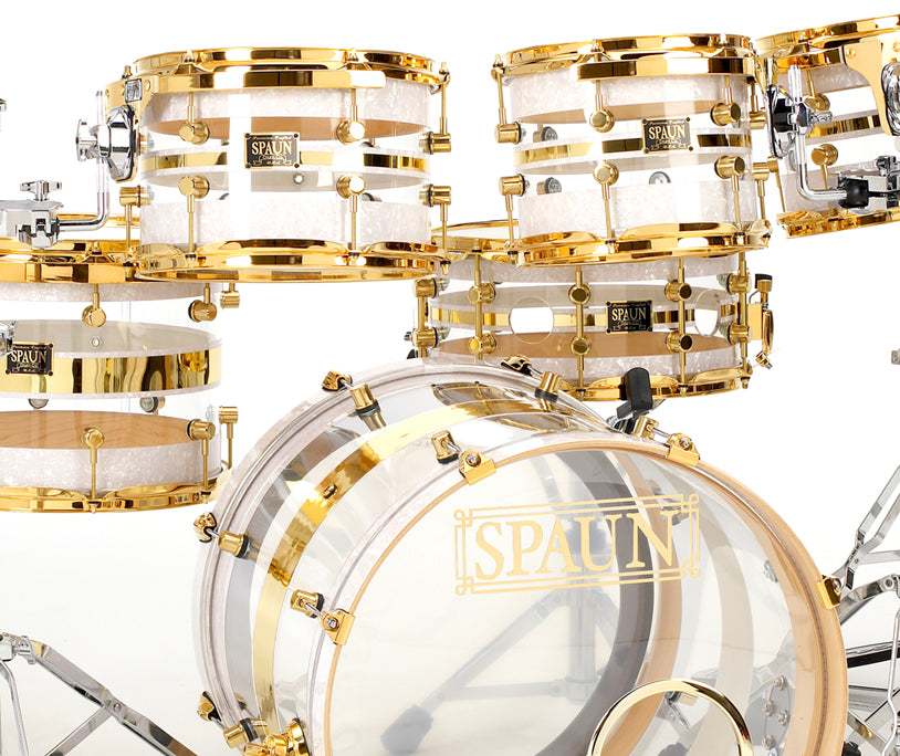 Hybrid 6pc-Clear & White Pearl
