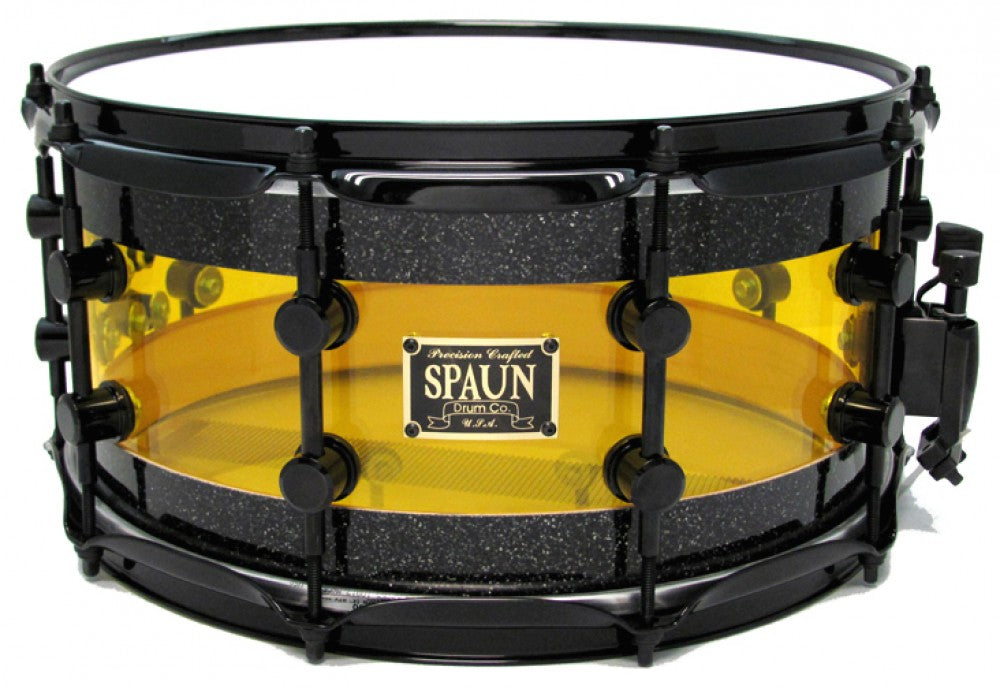 Hybrid 7x14-Yellow & Black Sparkle