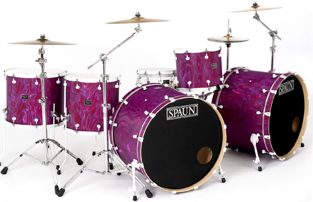 Custom 5pc-Purple Red Swirl
