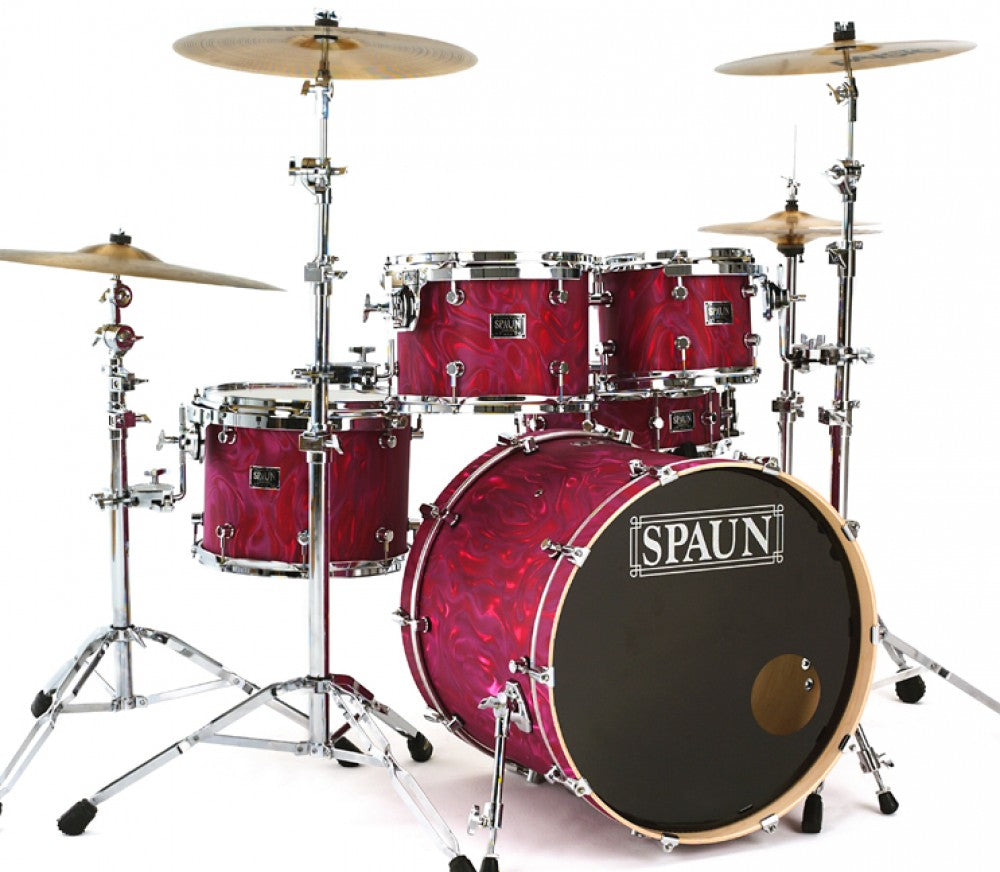 Custom 4pc-Purple Red Swirl