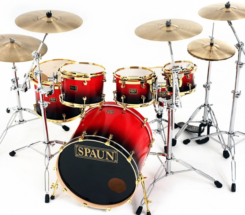 Custom 5pc-Bright Red Fade