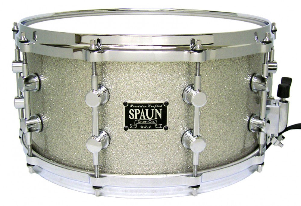 Maple 7x14-Silver Sparkle Lacquer