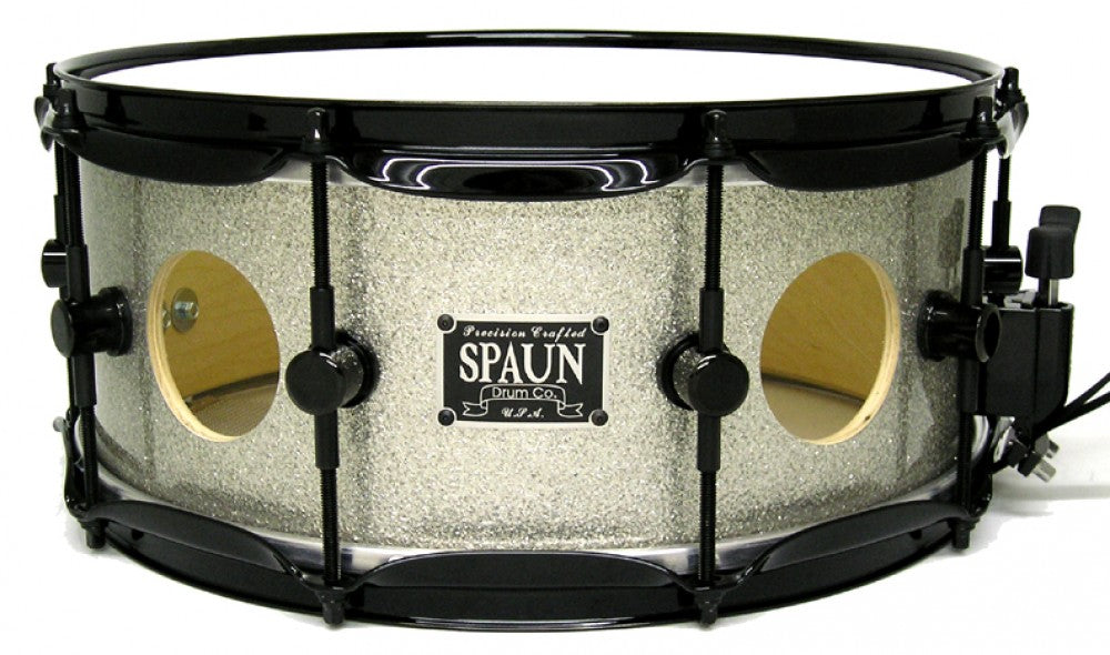 Vented 6x14 Maple-Silver Sparkle Lacquer