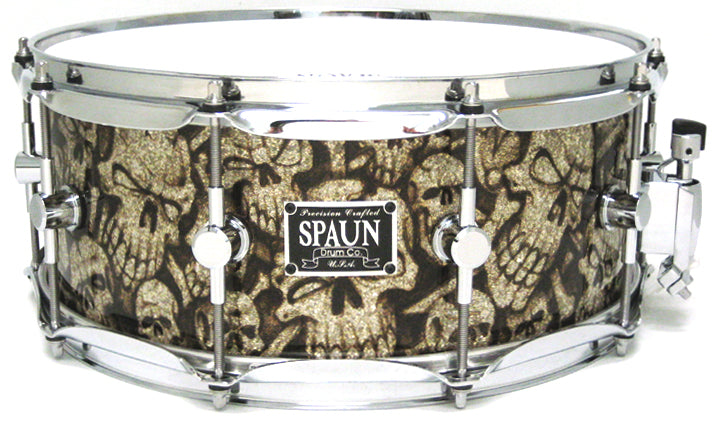 Maple 6x14-Silver Glass Skulls