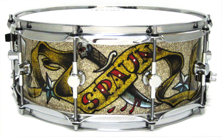 Maple 6x14-Silver Glass Tattoo