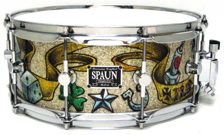 Maple 6x14-Silver Glass Tattoo