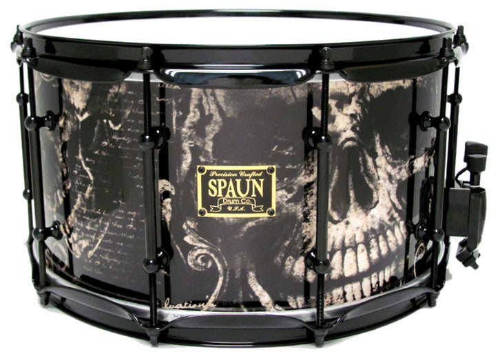 Maple 8x14-Skulls n Scrolls
