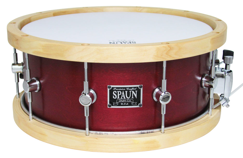 Maple 5.5x14 Super Wood Hoop – Spaun Drum Company