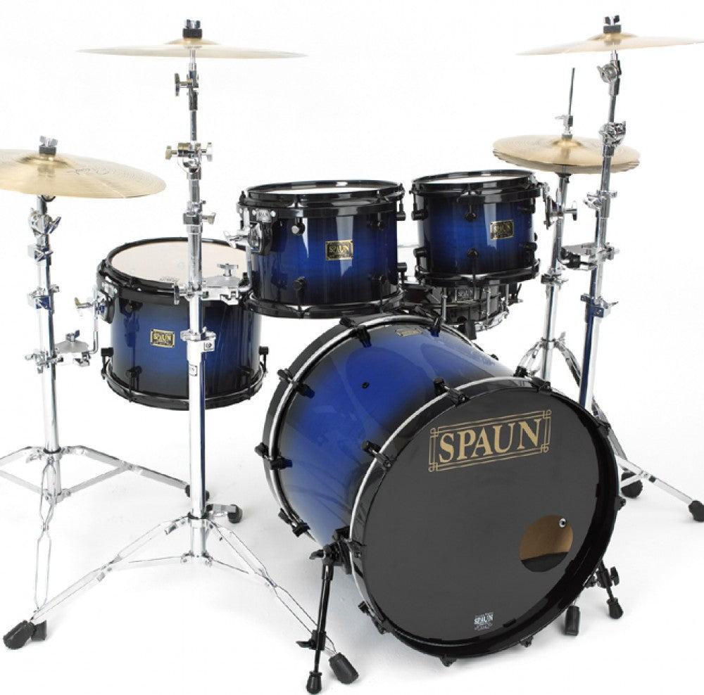 Custom 4pc-Trans Blue Burst