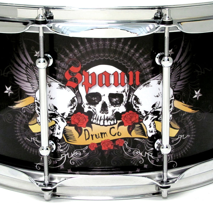 Maple 6x13-Tri Skull