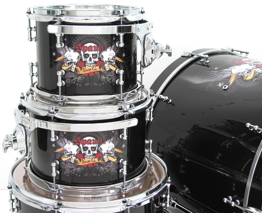 Custom 4pc-Tri Skull