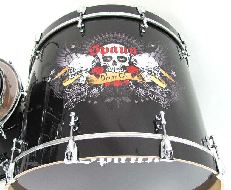 Custom 4pc-Tri Skull