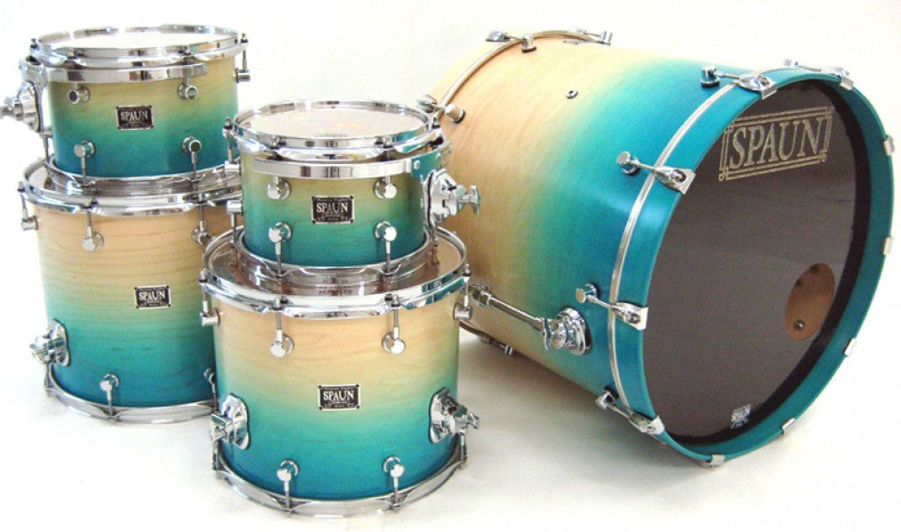 Custom 5pc-Turquoise Fade