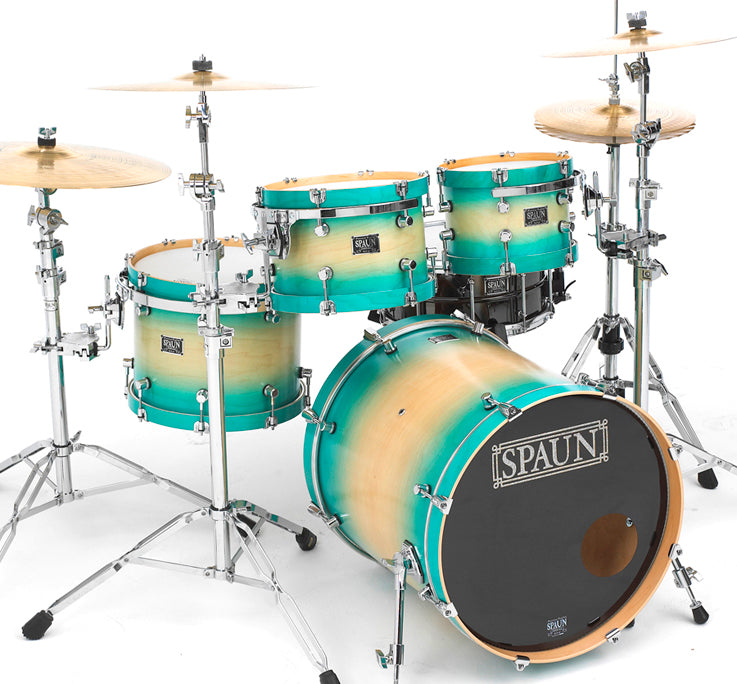 Custom 4pc-Turquoise Burst