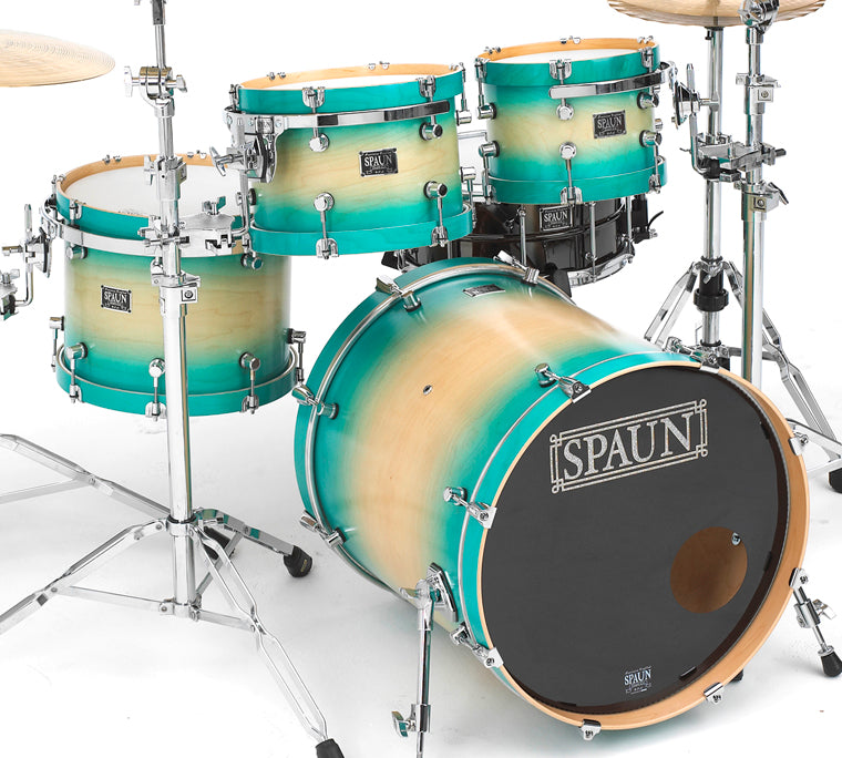 Custom 4pc-Turquoise Burst