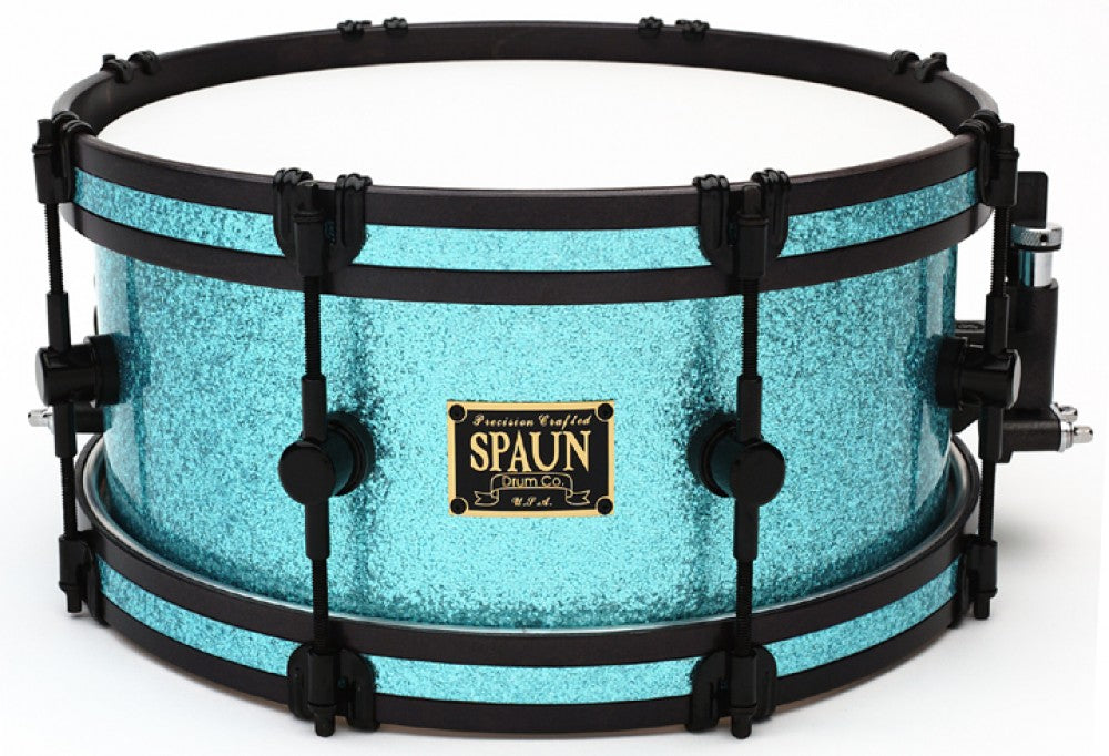 Custom 6x13-Turquoise Sparkle