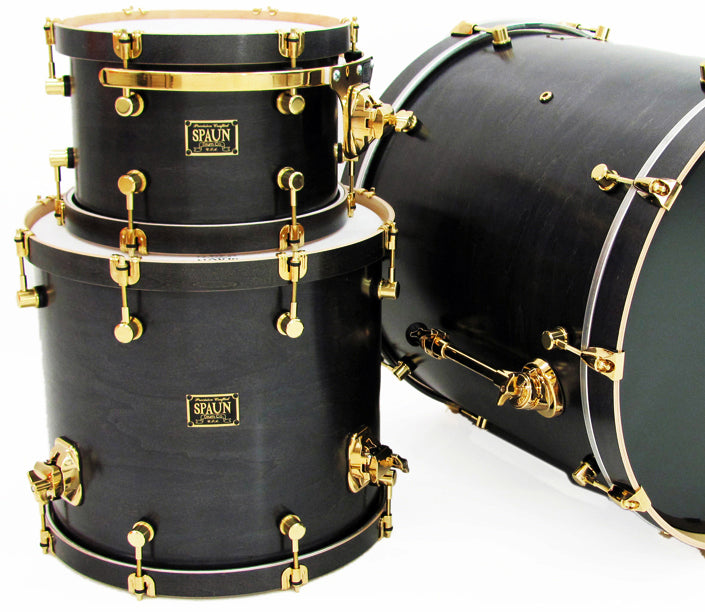 Custom 3pc-Black w-Gold HW