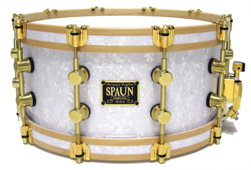 Custom 7x14-White Pearl