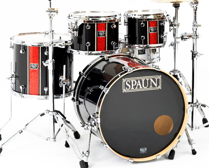 Custom 4pc-Red & Silver Rally Stripe