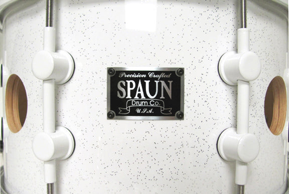 Vented 8x14 16ply-White Sparkle
